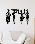 Tribal Women Wooden Wall Art