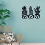 Contemporary Cactus Wall Decor