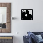 Kissing Couple Wall Art