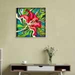 Lotus Wooden Flower Wall Art