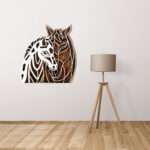 Horse and Foal Mandala Wall Art