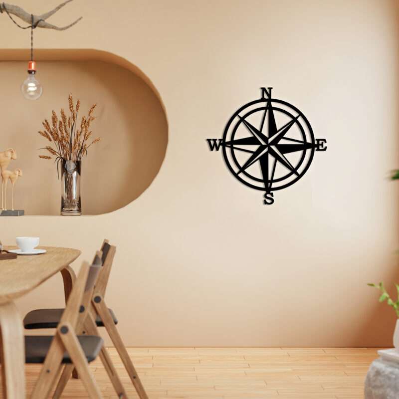 compass wall decor art